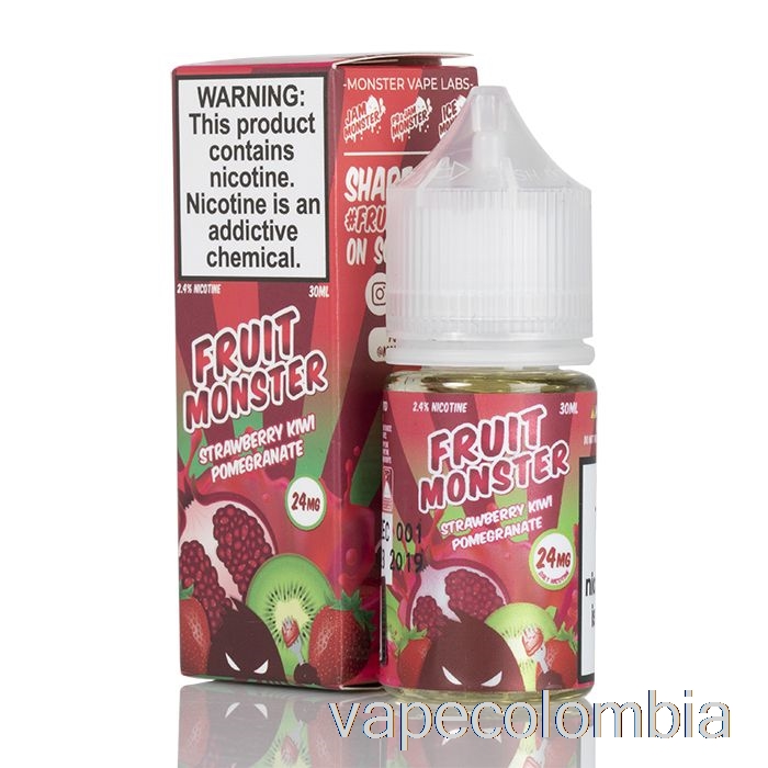 Vape Kit Completo Fresa Kiwi Granada - Sales De Monstruo De Frutas - 30ml 24mg